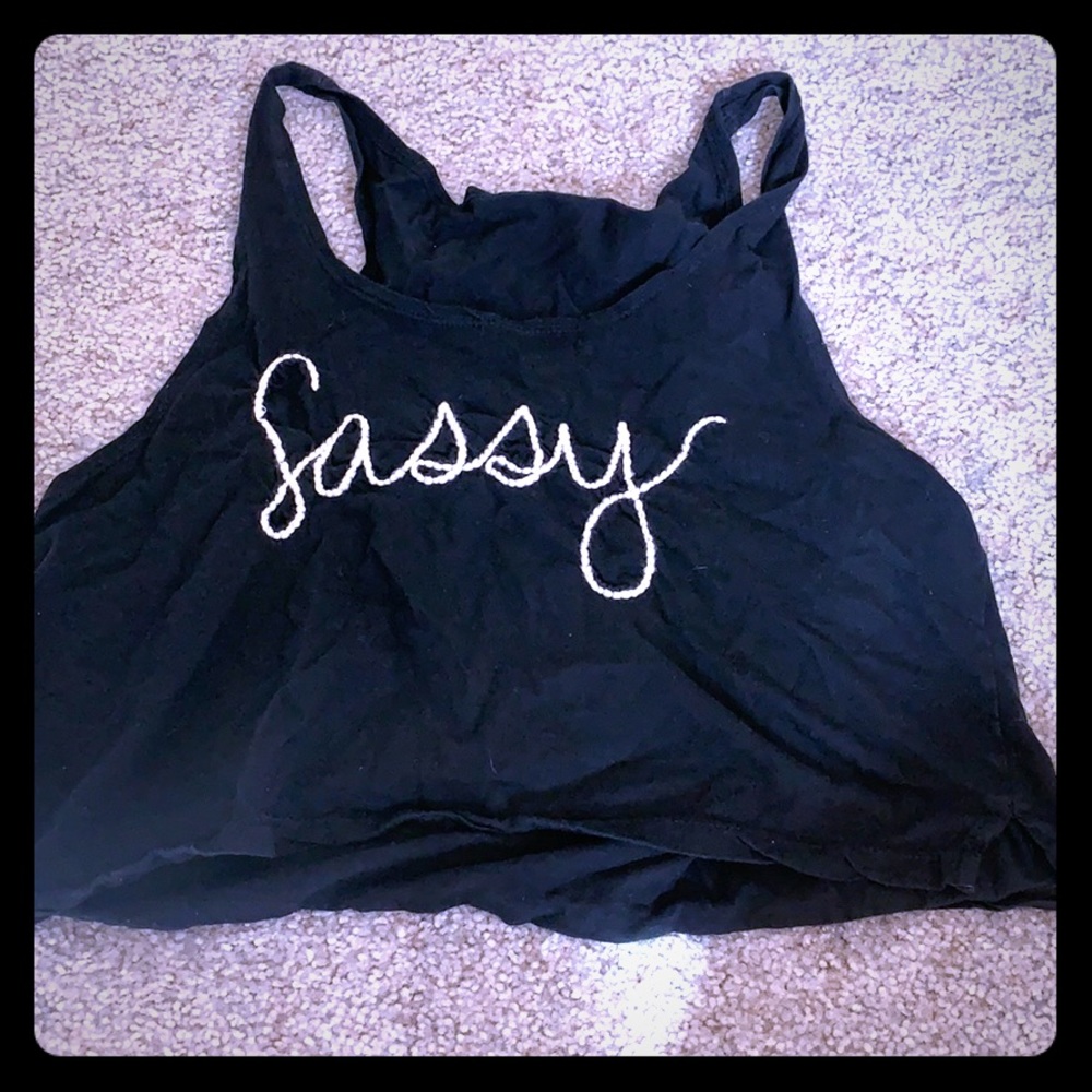 Crop tank top